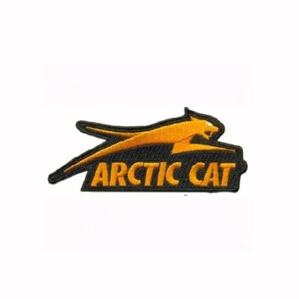 Arctic Cat Orange Embroidered Iron On Sew Patch NEW Fast Ship